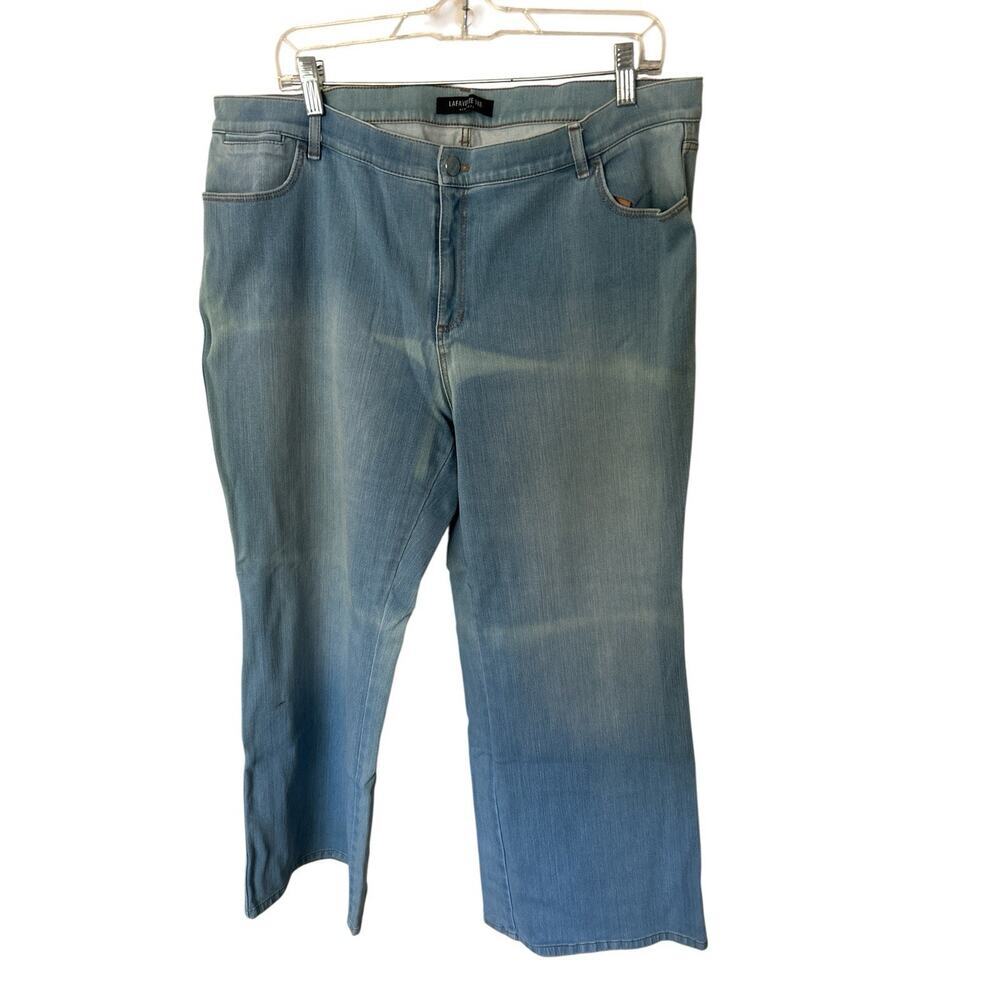 Lafayette‎ 148 New York Baby Blue Jeans Size18